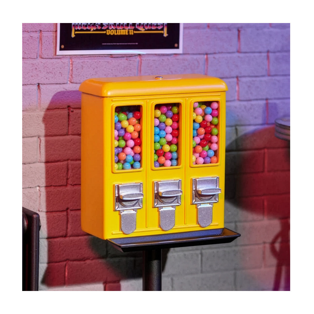 Quarter Arcades Bad Dudes Vs. Dragon Ninja Mini Arcade Machine with Bar Stool Bundle