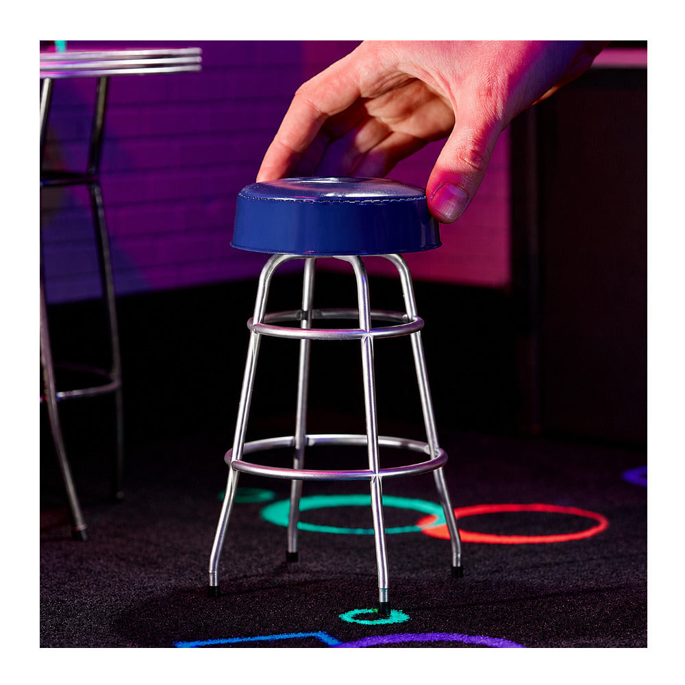 Quarter Arcades Bad Dudes Vs. Dragon Ninja Mini Arcade Machine with Bar Stool Bundle