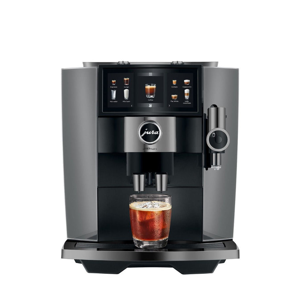 JURA J10 Twin Automatic Coffee Machine, 46 Specialties (Diamond Oynx)
