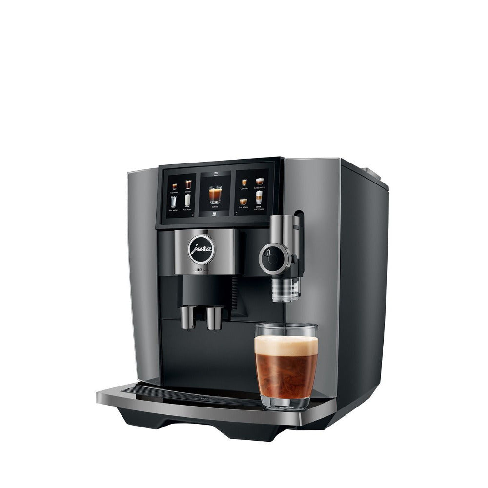 JURA J10 Twin Automatic Coffee Machine, 46 Specialties (Diamond Oynx)