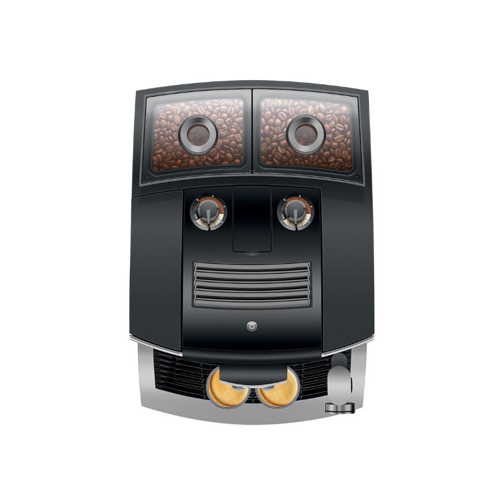JURA J10 Twin Automatic Coffee Machine, 46 Specialties (Diamond Oynx)