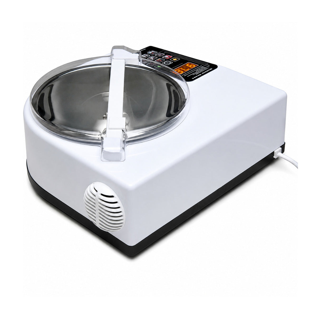ChocoVision Revolation 2 Chocolate Automatic Tempering Machine with 1.5 lbs Capacity (White)