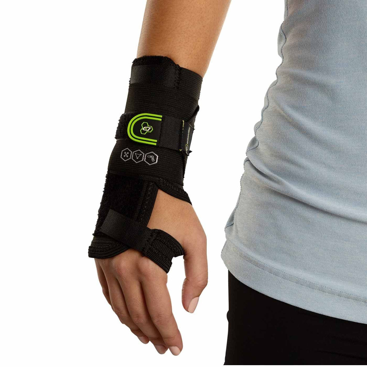 DonJoy Performance Bionic Elastic Wrist Brace (Right/Slime Green/Medium-Large)