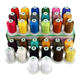 Brother 1034D Heavy-Duty Metal Frame Serger Bundle with 32-Spools Polyester Thread Kit