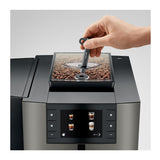 JURA X10 (Dark Inox) Professional Automatic Coffee Machine with 34 Specialties