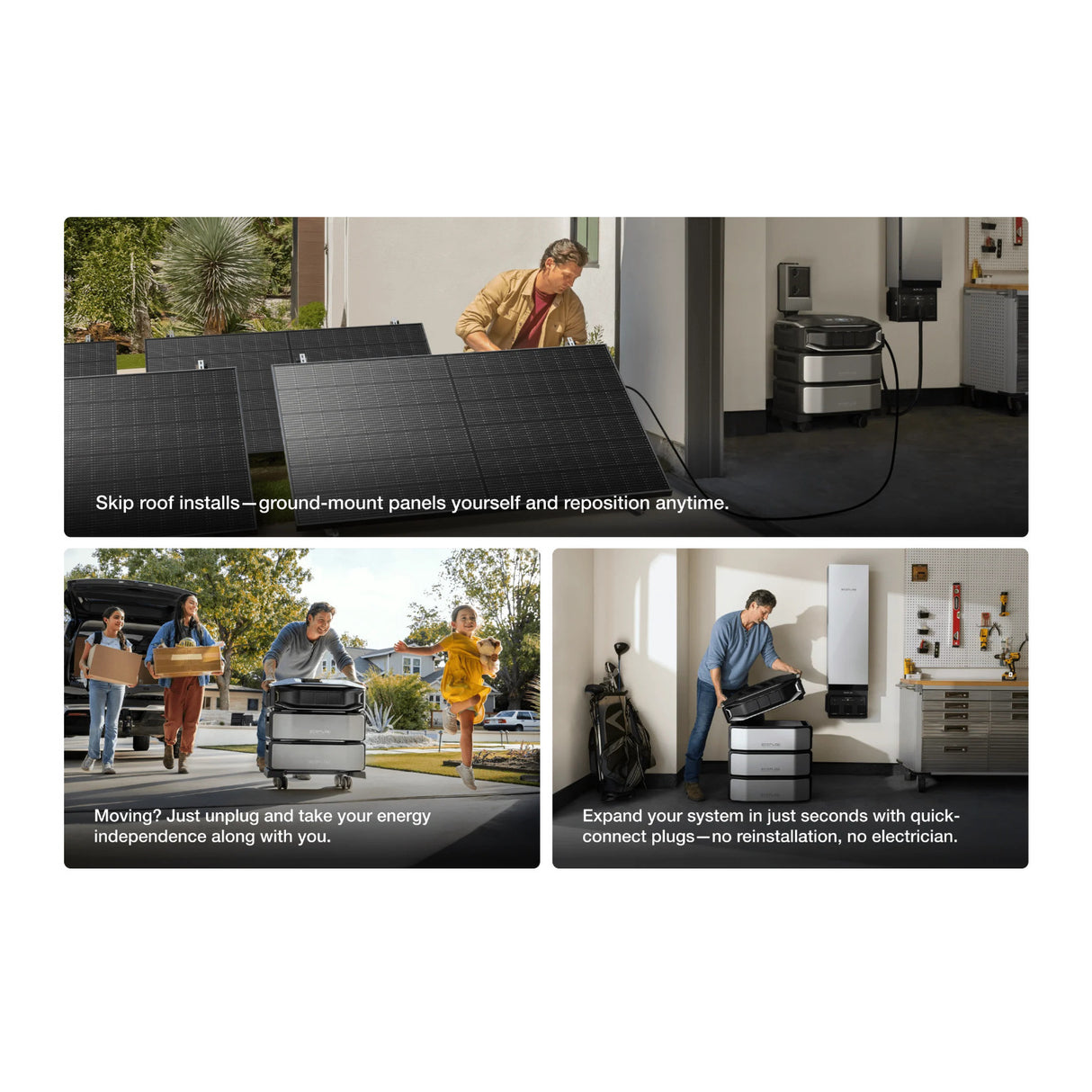 Ecoflow DELTA Pro Ultra X Whole Home Backup Power Station Bundle (1 Inverter, 2x Batteries)