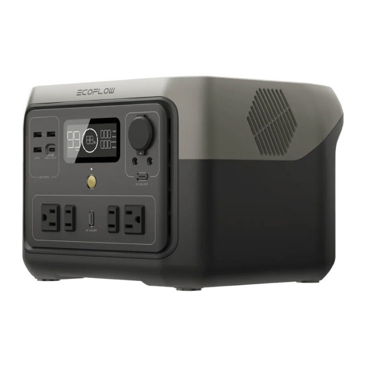 EcoFlow RIVER 2 Max 500 Portable Power Station 499Wh, 500W Output, LFP Battery