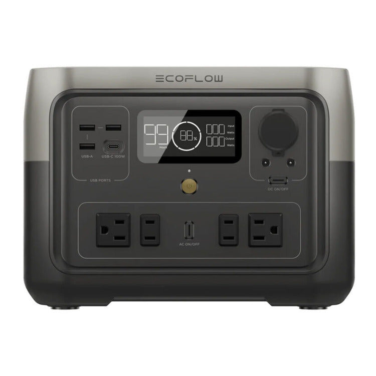 EcoFlow RIVER 2 Max 500 Portable Power Station 499Wh, 500W Output, LFP Battery