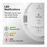 Kidde RGCUAR-RW Smart Smoke and CO Alarm, Hardwired, 2 AA Backup Batteries (White)
