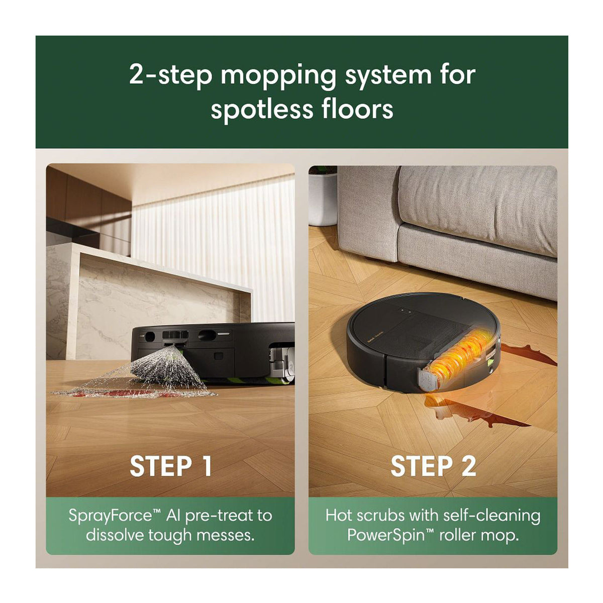 iRobot Roomba Plus 678 Combo Robot Vacuum and Mop with AutoWash Dock