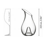 RIEDEL O Single 750ml Handmade Crystal Glass Wine Decanter crafted for Red and White Wines