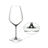 RIEDEL Veloce Syrah/Shiraz Clear Crystal Wine Glasses with 4.23 oz Capacity (2-Pack)