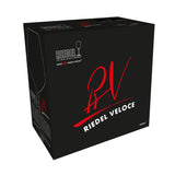 RIEDEL Veloce Syrah/Shiraz Clear Crystal Wine Glasses with 4.23 oz Capacity (2-Pack)