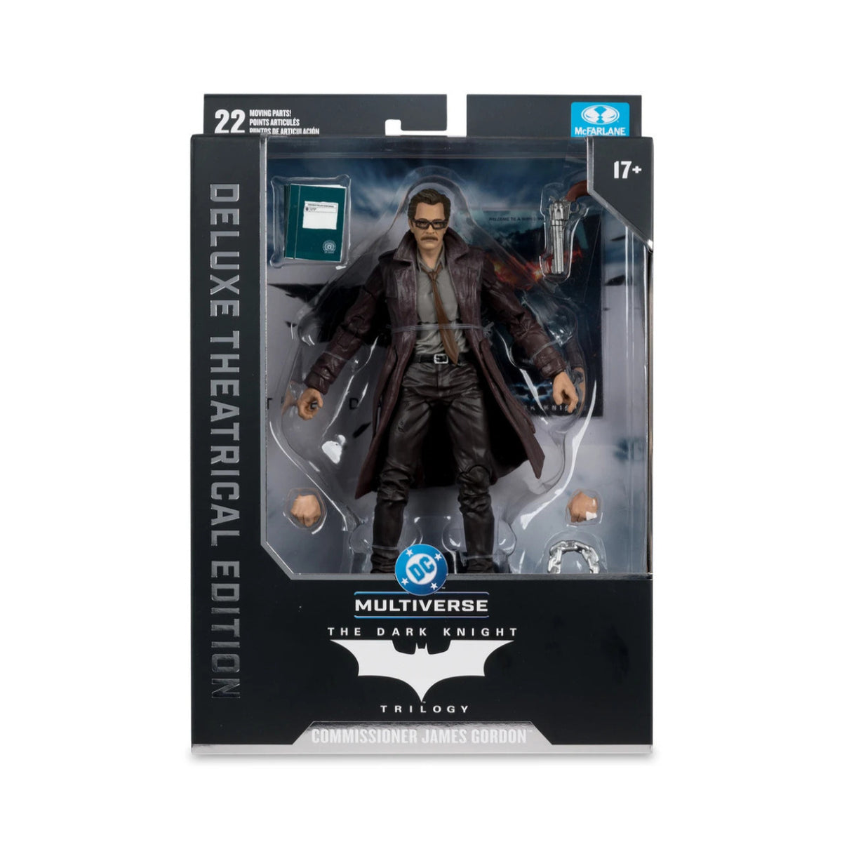 McFarlane Toys DC Multiverse 7-inch Deluxe Commissioner Gordon Action Figure (The Dark Knight)
