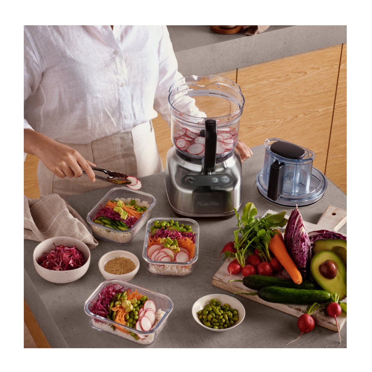 Breville BFP610 Sous Chef 9 Cup Food Processor (Brushed Stainless Steel)