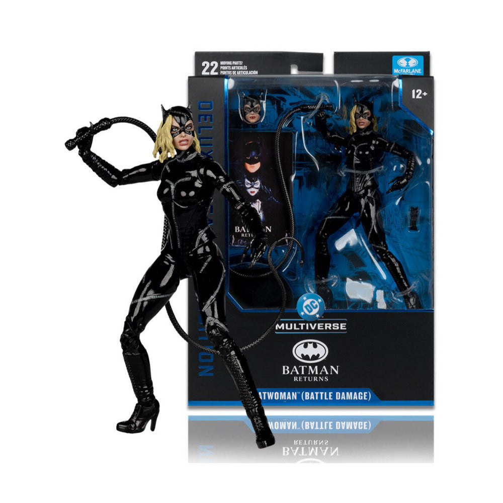 McFarlane Toys DC Multiverse 7-inch Film-inspired Battle Damaged Catwoman Figure (Batman Returns)
