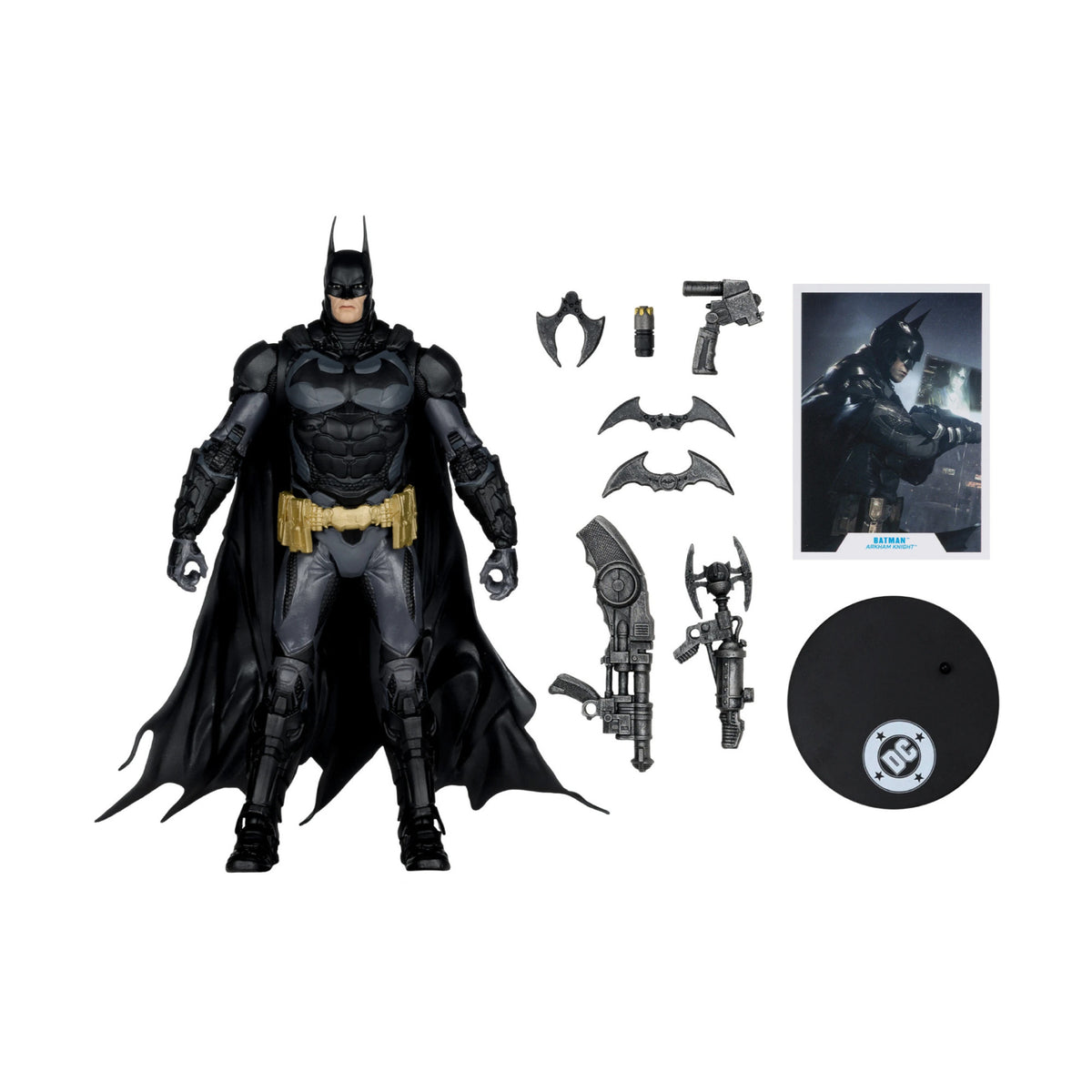 McFarlane Toys DC Multiverse 7-inch Batman Figure with Display Base and Accessories (Arkham Knight)