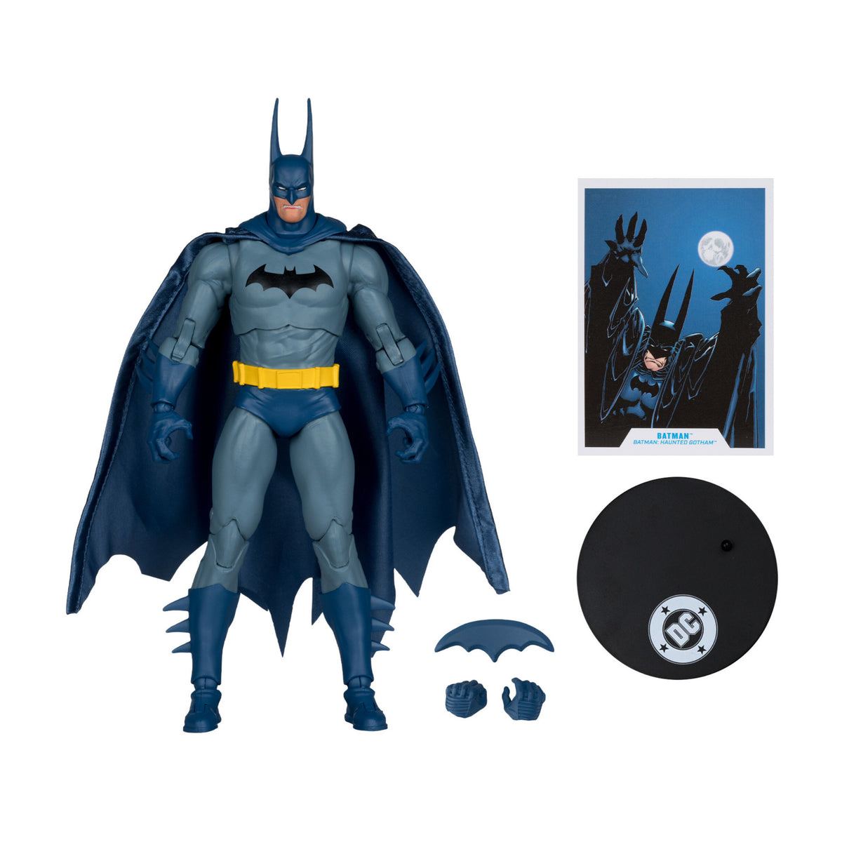 McFarlane Toys DC Multiverse 7-inch Batman Figure with Display Base and Accessories (Haunted Gotham)