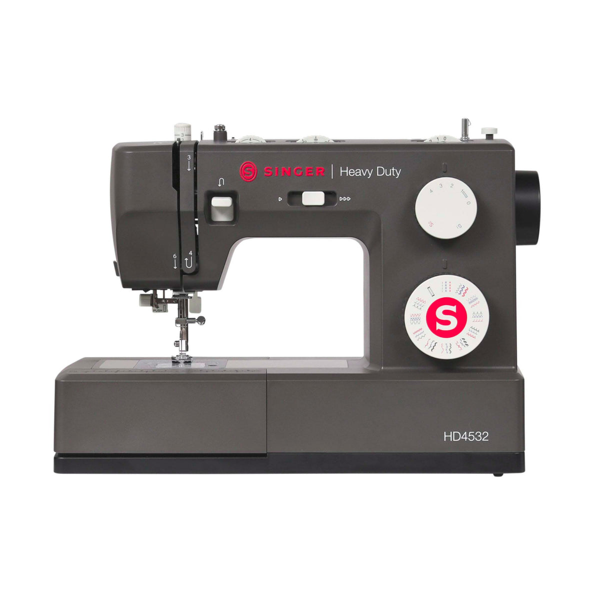 SINGER Next Evolution HD4532 Heavy-Duty Sewing Machine with Full Metal Interior Frame (Charcoal)