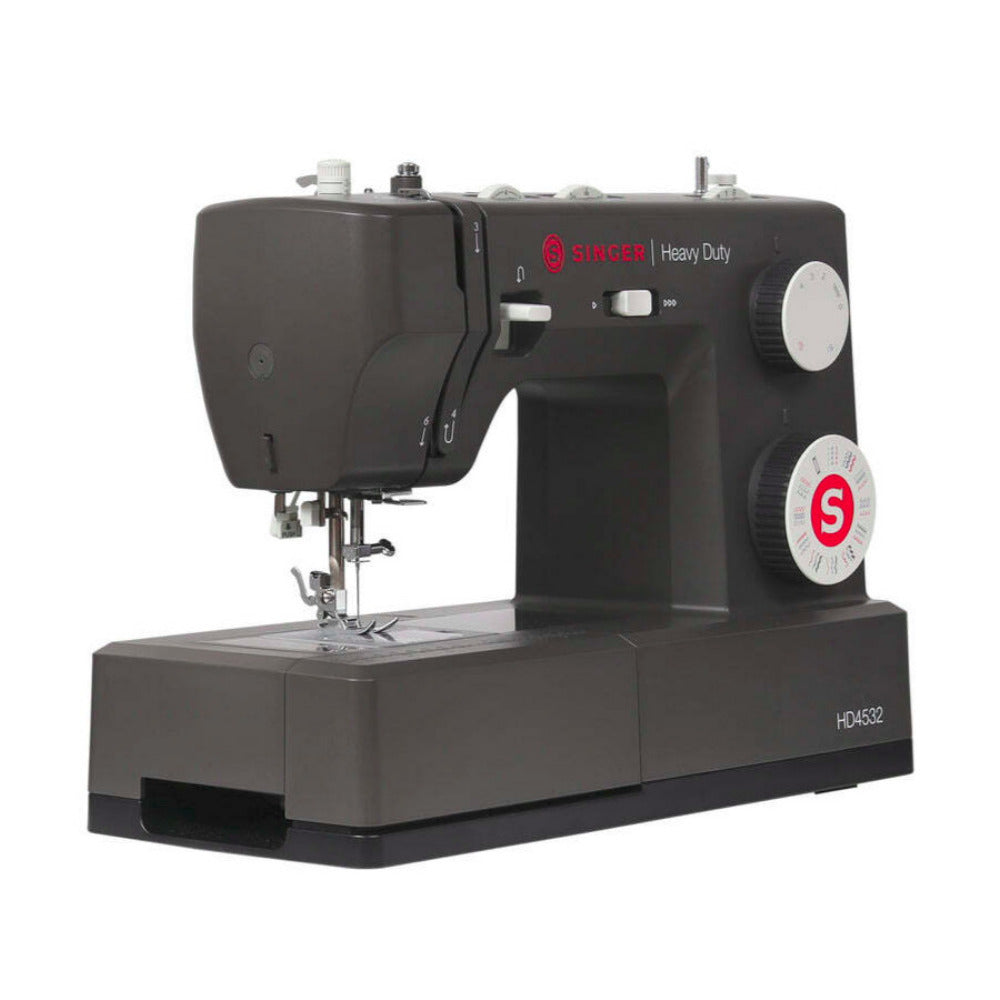 SINGER Next Evolution HD4532 Heavy-Duty Sewing Machine with Full Metal Interior Frame (Charcoal)