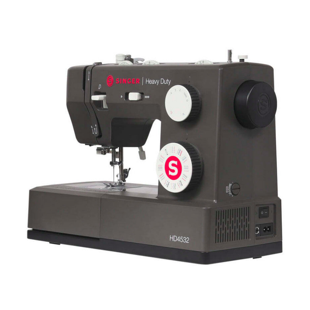 SINGER Next Evolution HD4532 Heavy-Duty Sewing Machine with Full Metal Interior Frame (Charcoal)