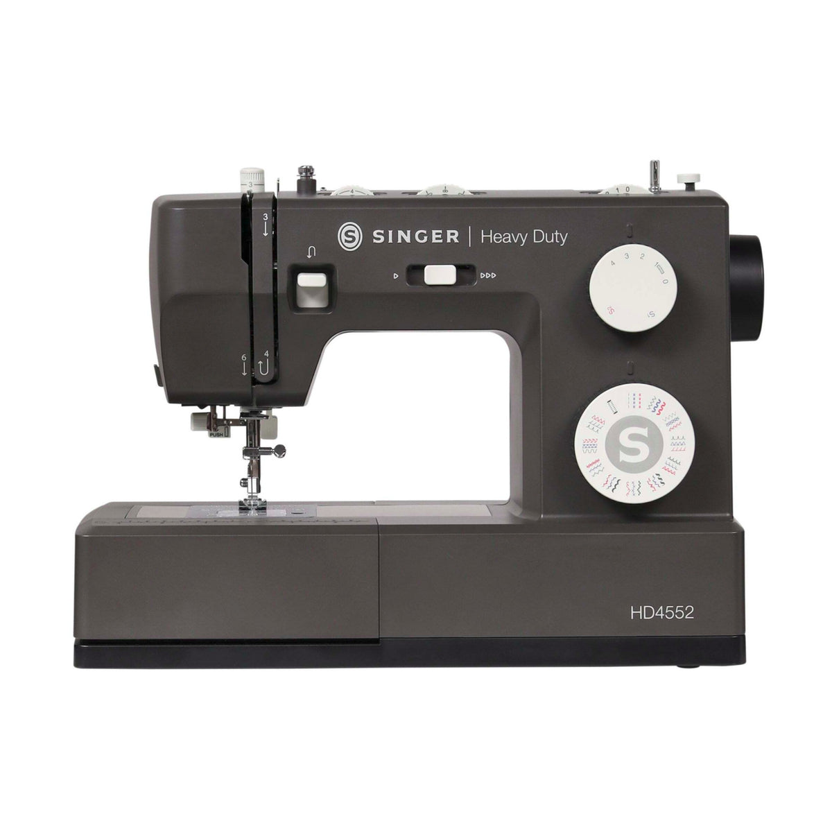 SINGER Next Evolution 4552 Heavy-Duty Sewing Machine with Presser Feet and 32 Stitches (Charcoal)