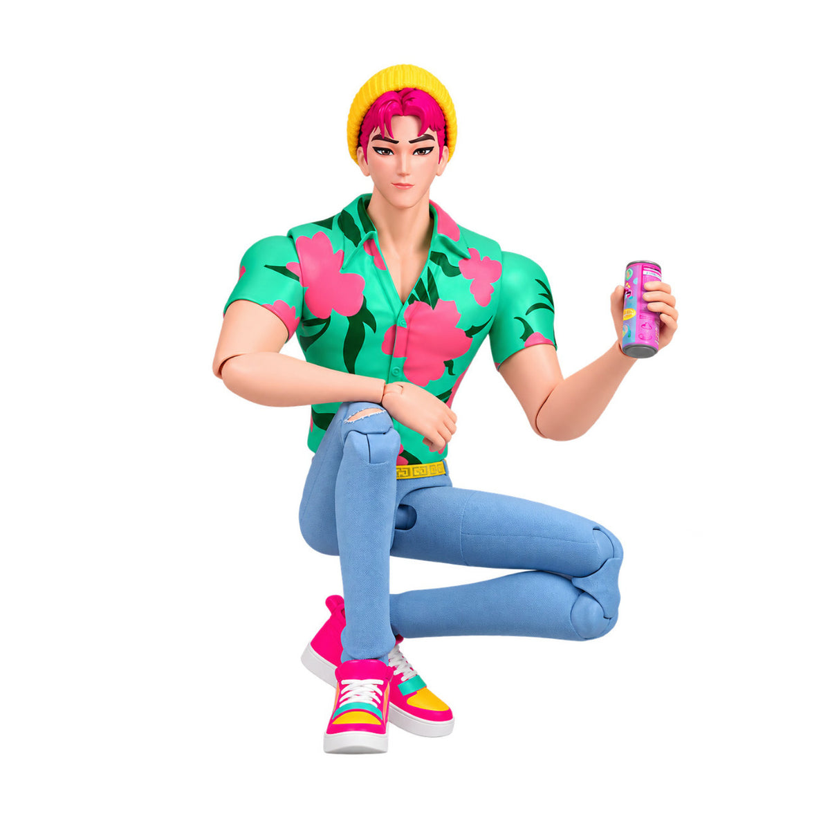 Mattel Kpop Demon Hunters 6.8-inch Saja Boys Abby Figure with Full Articulation and Accessories