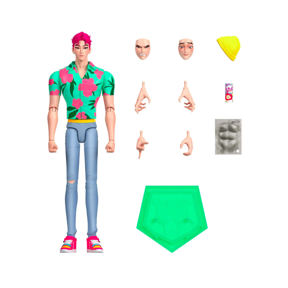 Mattel Kpop Demon Hunters 6.8-inch Saja Boys Abby Figure with Full Articulation and Accessories