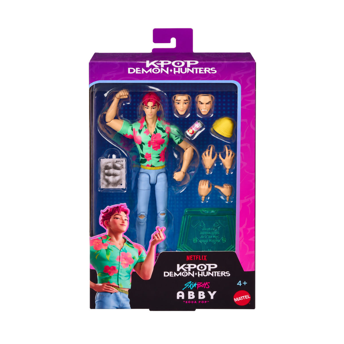 Mattel Kpop Demon Hunters 6.8-inch Saja Boys Abby Figure with Full Articulation and Accessories