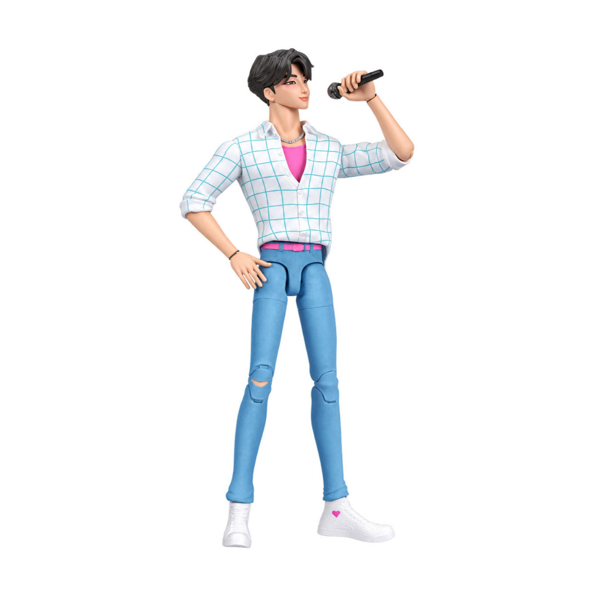Mattel Kpop Demon Hunters 6.7-inch Saja Boys Jinu Figure with Full Articulation and Accessories