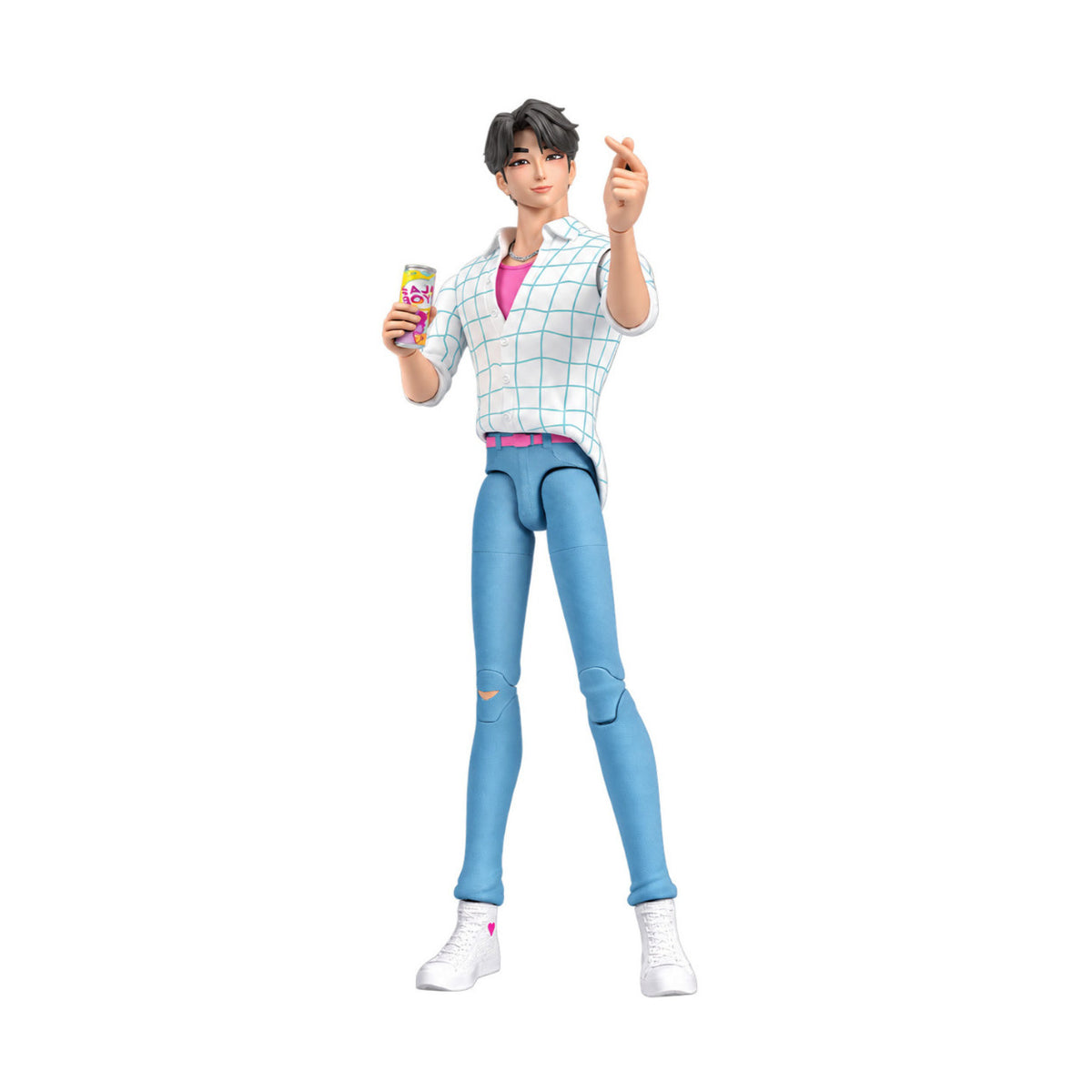 Mattel Kpop Demon Hunters 6.7-inch Saja Boys Jinu Figure with Full Articulation and Accessories