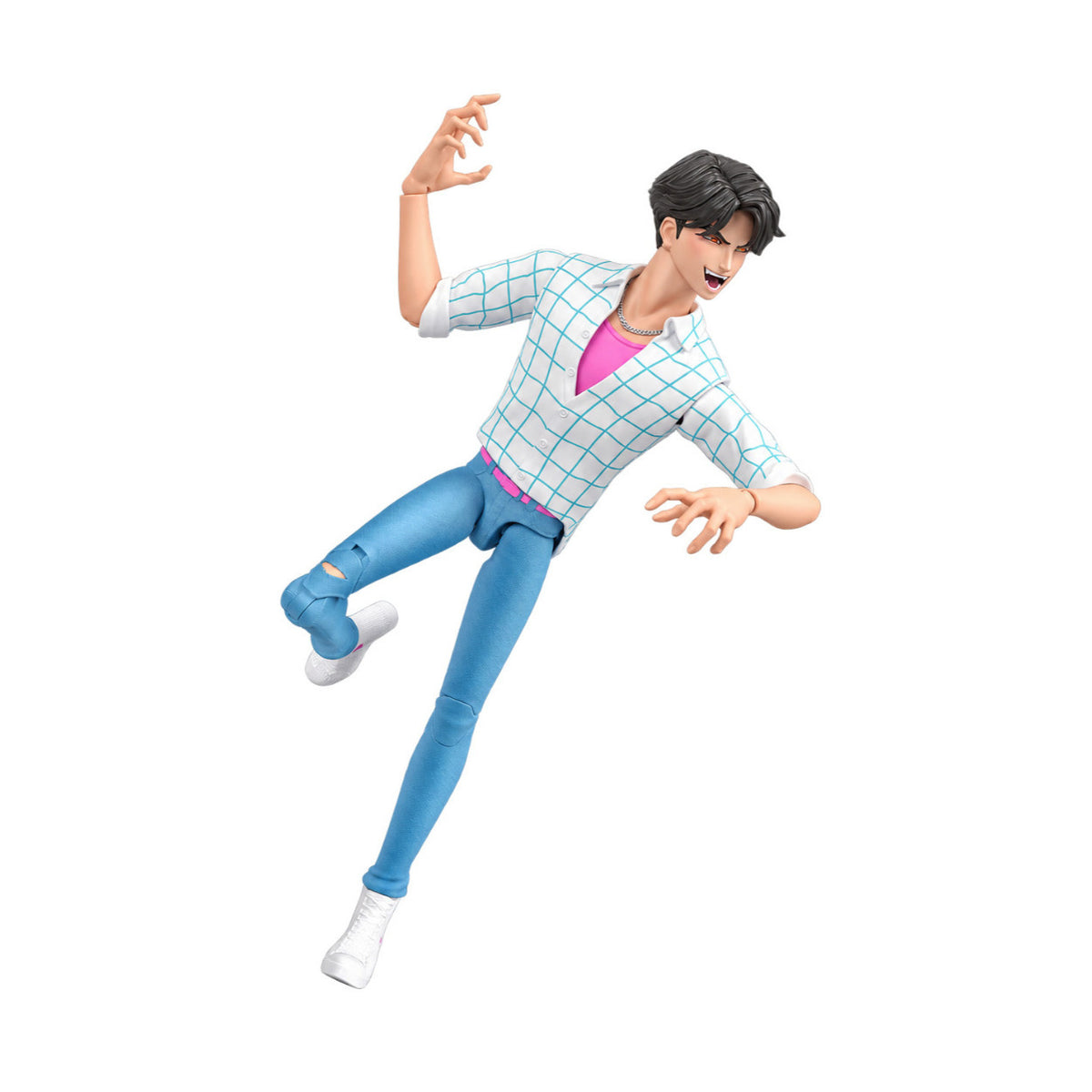 Mattel Kpop Demon Hunters 6.7-inch Saja Boys Jinu Figure with Full Articulation and Accessories