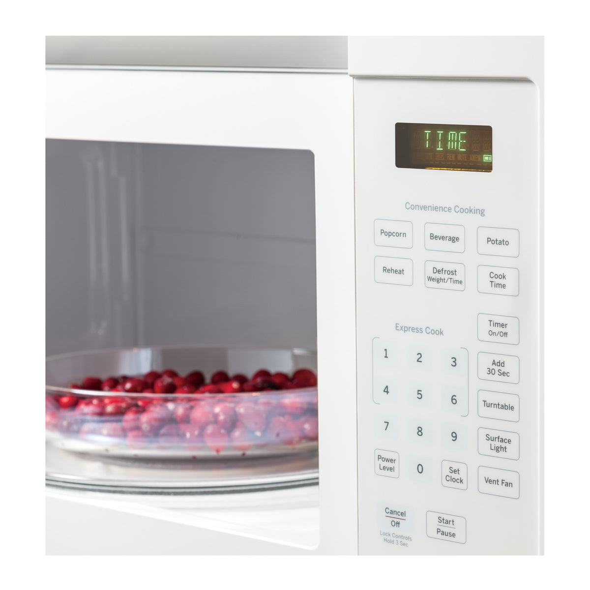 GE 1.6 Cu. Ft. Over-the-Range Microwave Oven (White)