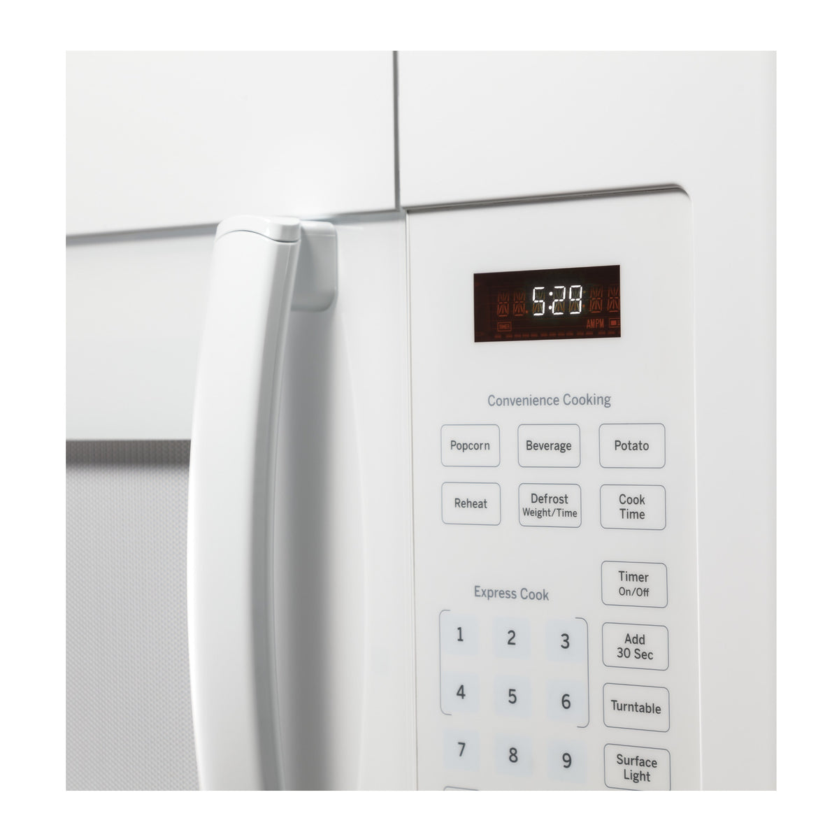 GE 1.6 Cu. Ft. Over-the-Range Microwave Oven (White)