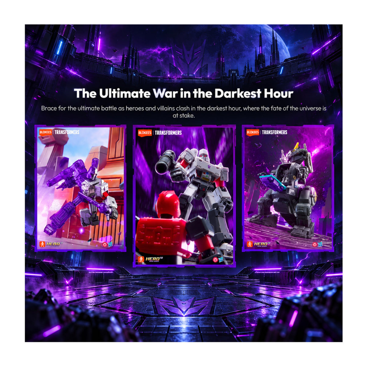 Blokees Transformers Galaxy Version 09 Darkest Hour Random Figure Box with Accessories (9-Pack)