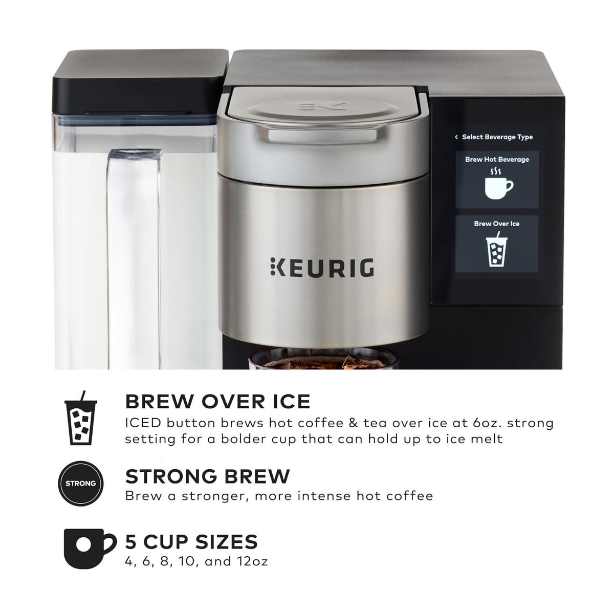 Keurig K-2550 Single-Serve Commercial Coffee Maker with Water Reservoir for Coffee, Tea, and Cocoa