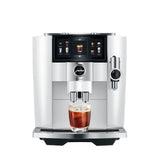 Jura J10 Twin Automatic Espresso and Coffee Machine with Dual Grinders (Diamond White)