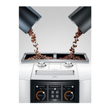Jura J10 Twin Automatic Espresso and Coffee Machine with Dual Grinders (Diamond White)