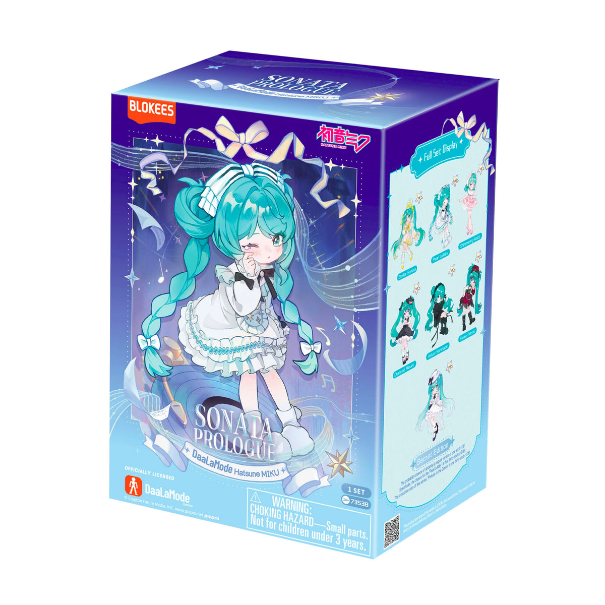 Blokees DaaLaMode Sonata Prologue Hatsune Miku Mystery Box with Oufit and Accessories (Single Box)