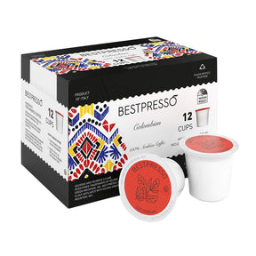Bestpresso Coffee 12-Count Colombian Roast Single Serve K-Cup