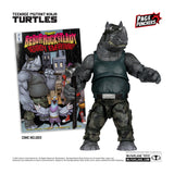 McFarlane Rocksteady (Teenage Mutant Ninja Turtles) with Comic (Page Punchers)-1