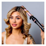 Beachwaver B1 Rotating Curling Iron in Midnight Rose | 1 inch barrel