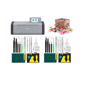 Brother SDX125EGY ScanNCut DX Electronic Cutting Machine Bundle with Accessories - 1