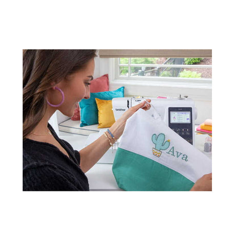 Brother SE700 Elite LCD Touchscreen Sewing and Embroidery Machine Bundle with Needles and Thread - 8