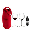 Riedel Veloce Pinot Noir/Nebbiolo Glasses (Set of 2) Bundle With Accessories