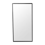 Umbra Cubiko Rust-Resistant Wall Mirror and Built-In Storage Unit (Black, 40 lb Capacity)