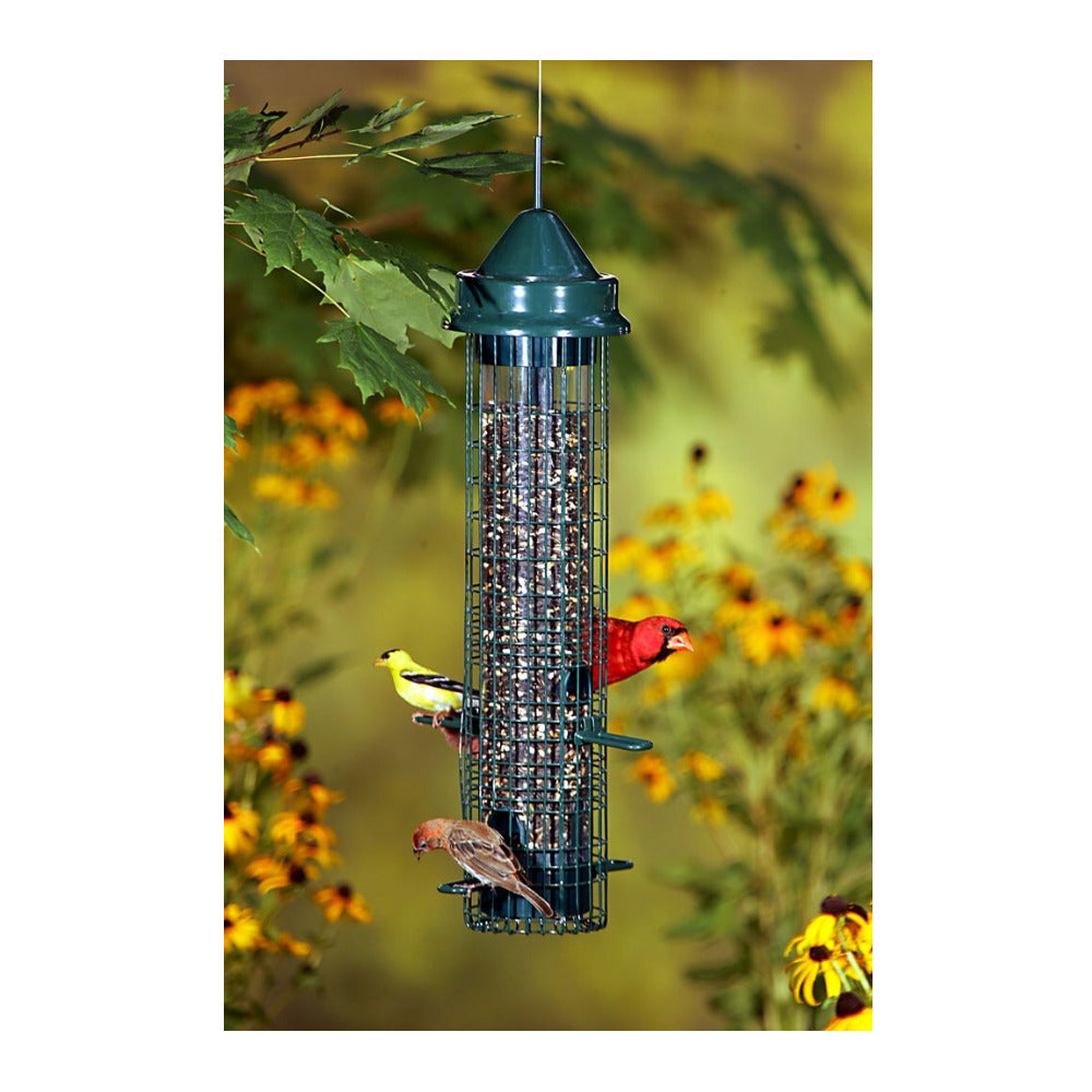 Brome Squirrel Buster Classic Squirrel-proof Bird Feeder w/4 Feeding Ports, 2.4-pound Seed Capacity