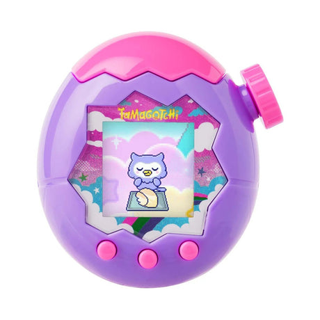 Kratos Tamagotchi Paradise - Purple Sky Digital Pet Toy with Clear Case Bundle - 2