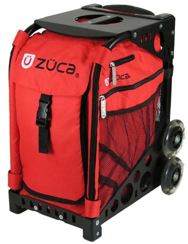 Zuca Sport Chili Insert Bag (Red) with Black Frame