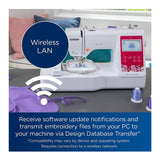 Brother Elite PE545 3.7-Inch LCD Computerized Embroidery Machine Bundle with Needles and Thread - 6